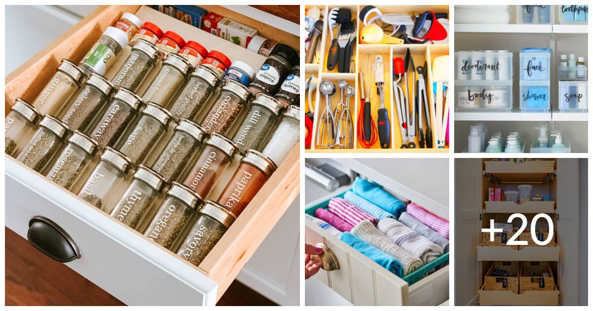 25 Ingenious Kitchen Drawer Organizing Ideas