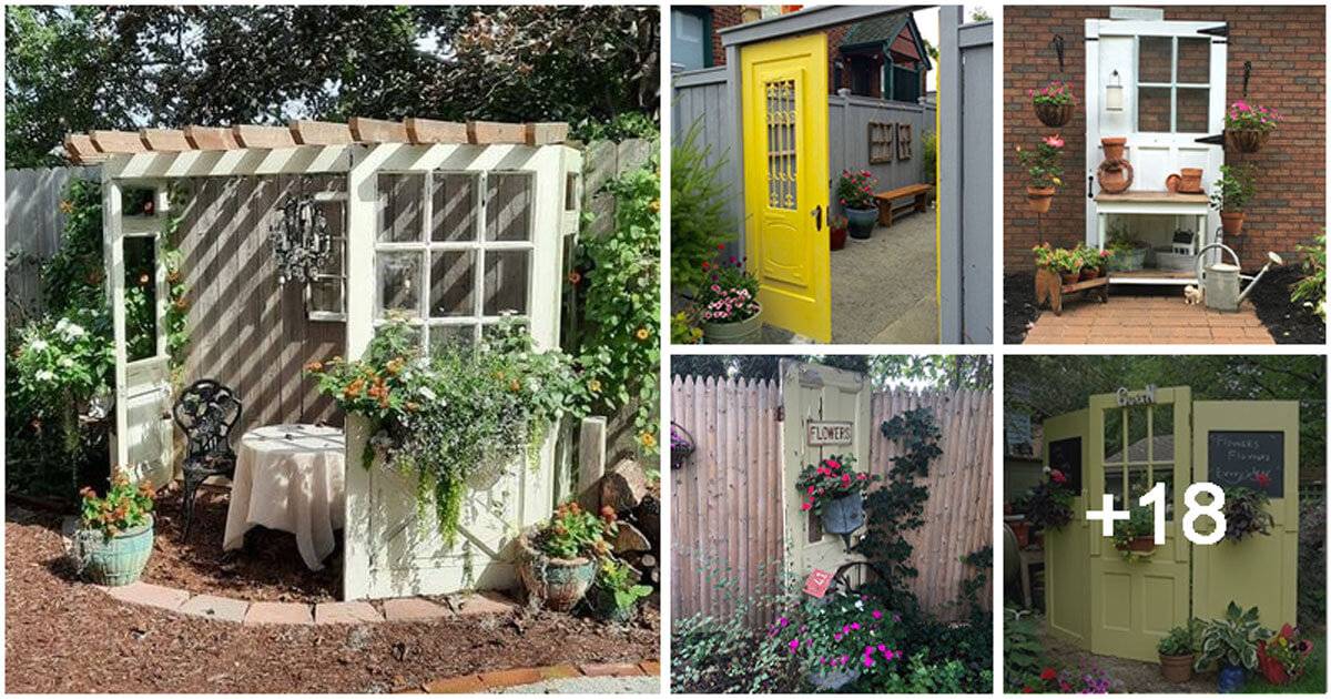 23 Best Old Door Garden Ideas To Boost Your Creativity