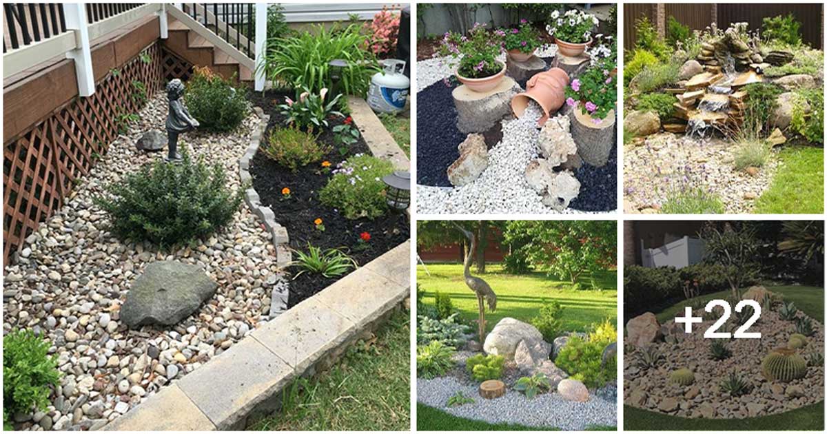 27 One-day DIY Small Rock Landscaping Ideas