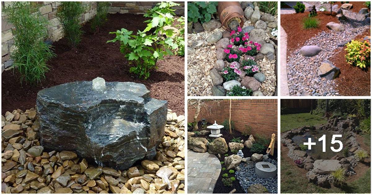20 Marvelous Rock Projects For Your Small Garden