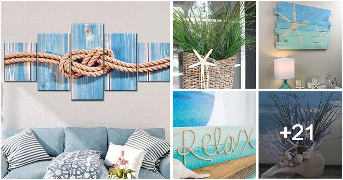 26 Easy Crafts For Coastal Home Decor Theme