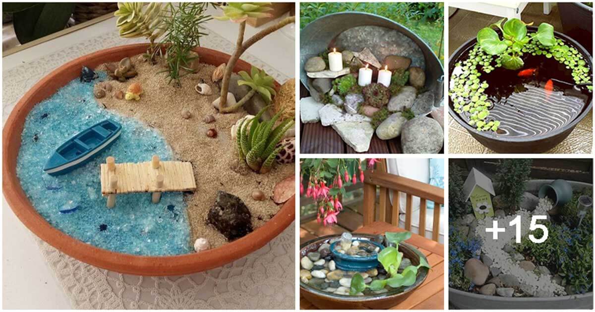 Mini Landscaping Ideas In a Pot That You Can Make Easily
