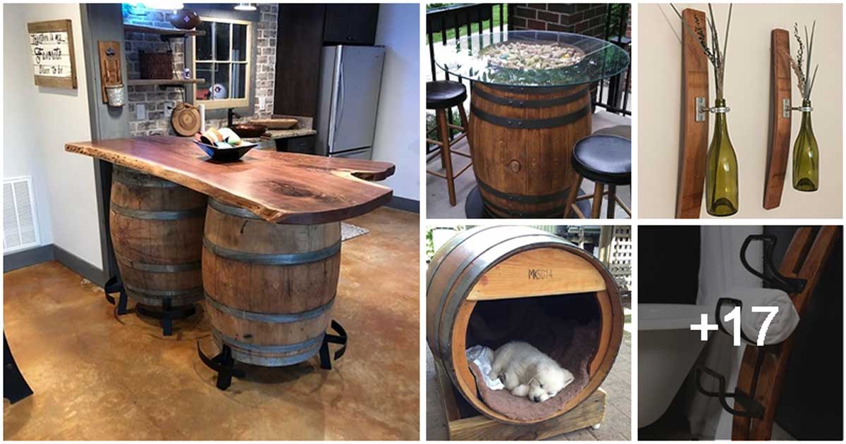 22 Useful Recycled Wine Barrel Ideas For Decorating Your Home