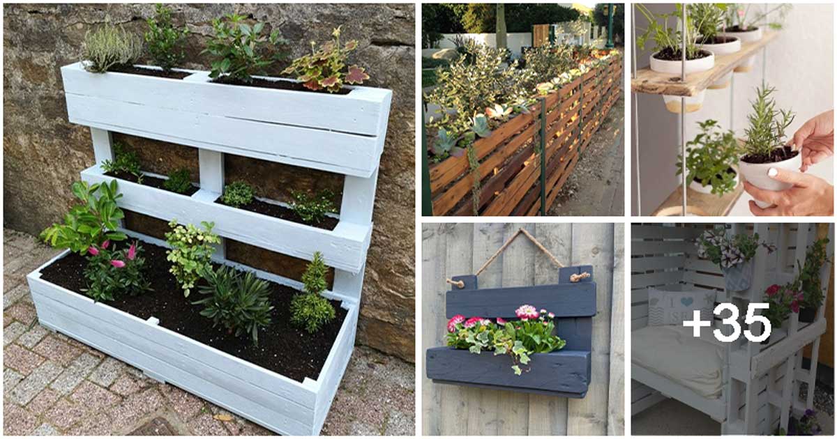 40 Spectacular Recycled Pallet Garden Ideas