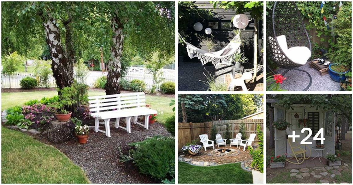 29 Small Garden Corner Seating Ideas