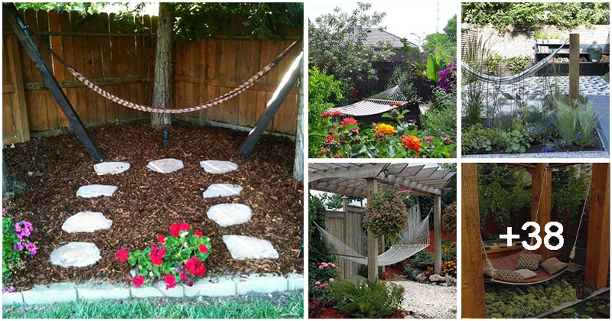 43 Stunning Outdoor Hammock Inspirations for Garden Relaxing