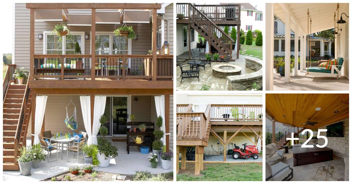 30+ Most Lovely Under Deck Landscaping Ideas