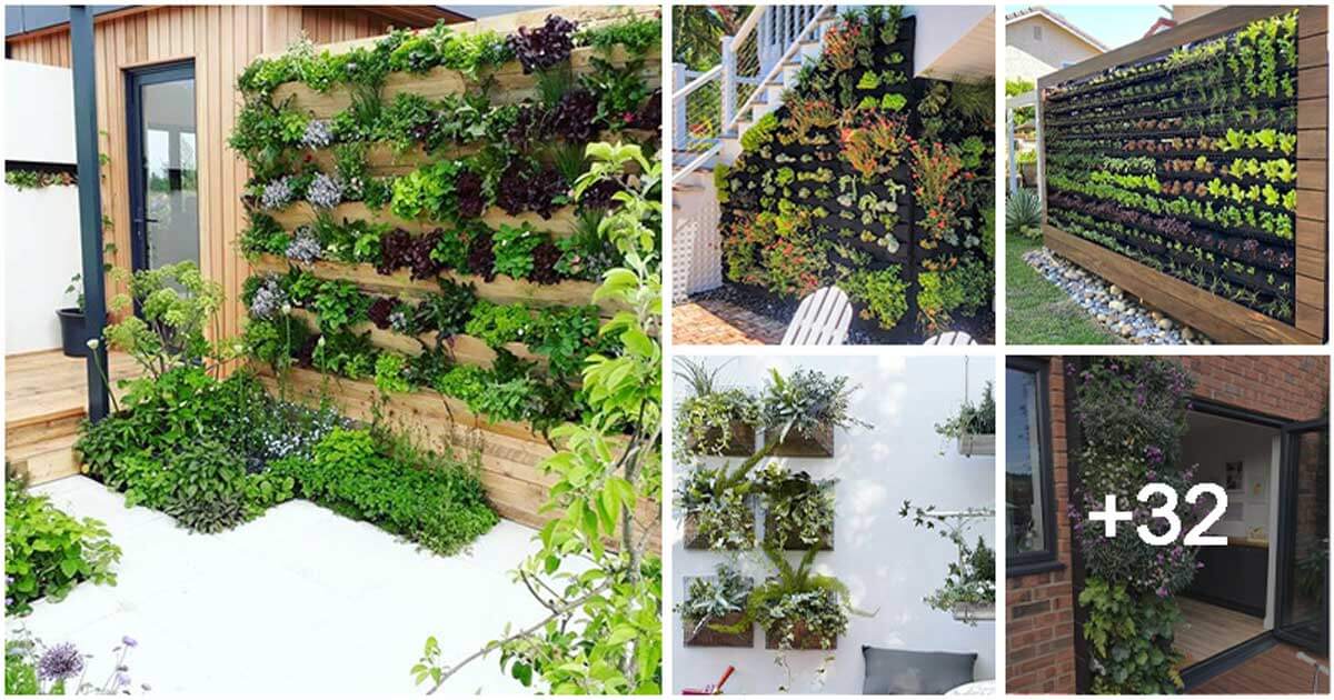 37 Beautiful Vertical Garden Ideas To Adorn Your Patio