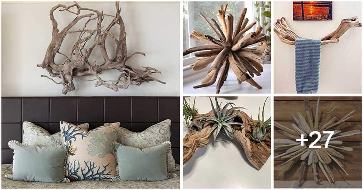 32 Amazing Brilliant Driftwood Decor Ideas