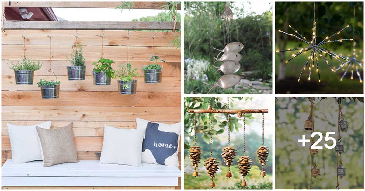 30 Stunning DIY Hanging Decorations For Your Outdoor Space