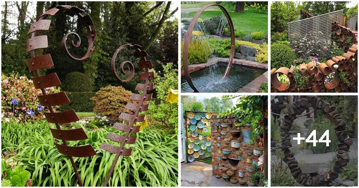 49 Amazing DIY Metal Projects to Develop Your Garden Space