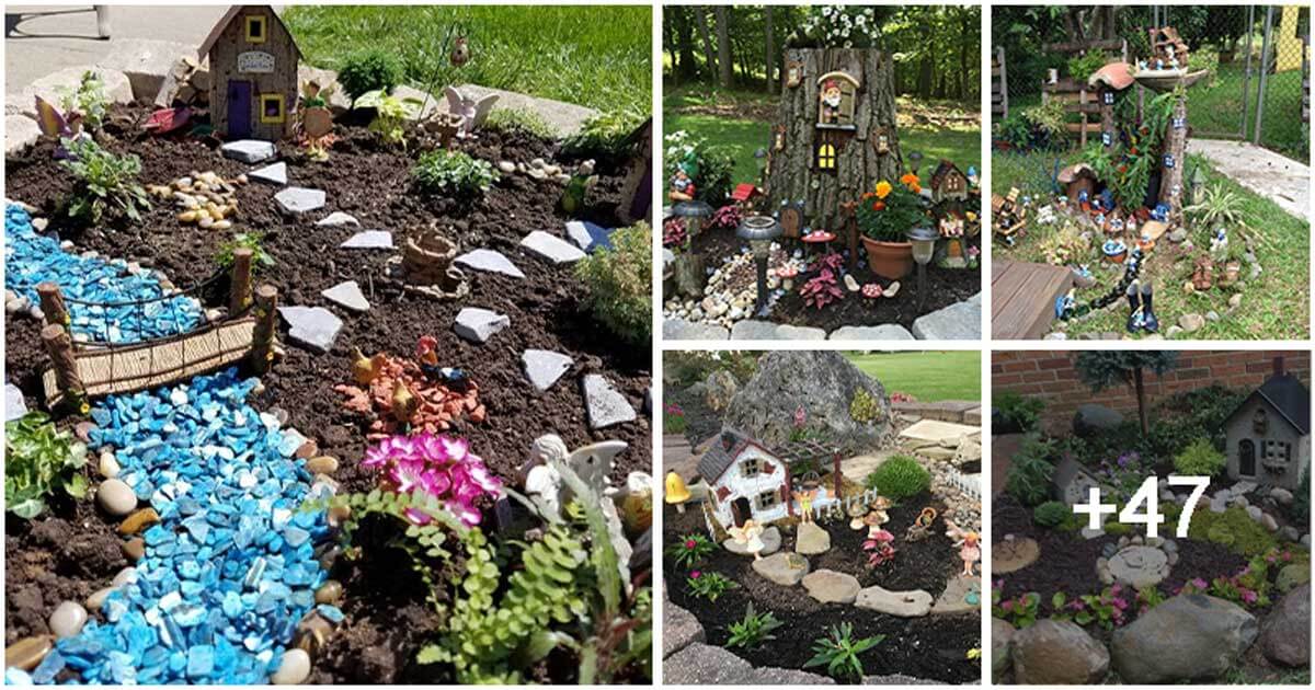 52 Awesome Backyard Ideas Inspired Gnome Garden Ideas