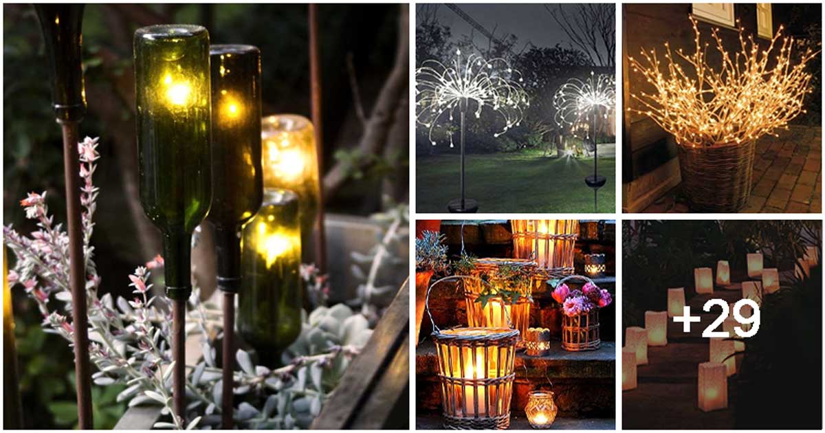 34 DIY Light Ideas to Elevate Your Garden Space