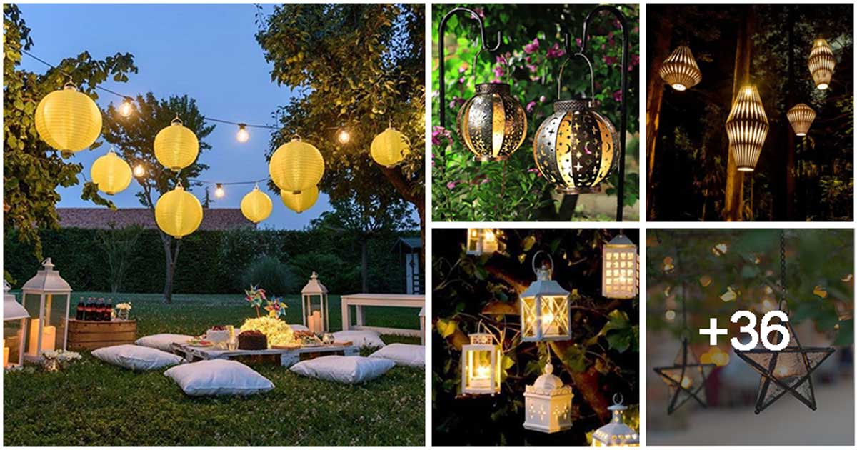 41 Luminous Lantern Ideas for Your Garden Art Decor