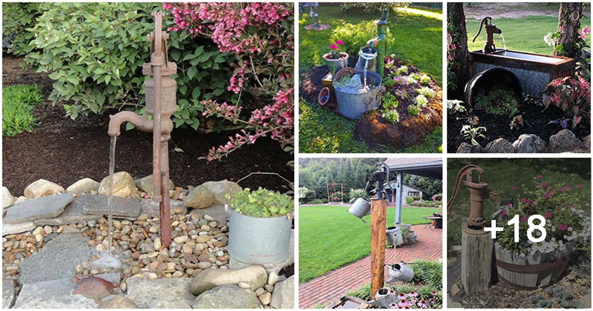 23 DIY Projects with Old Hand Pumps to Outstanding Your Garden