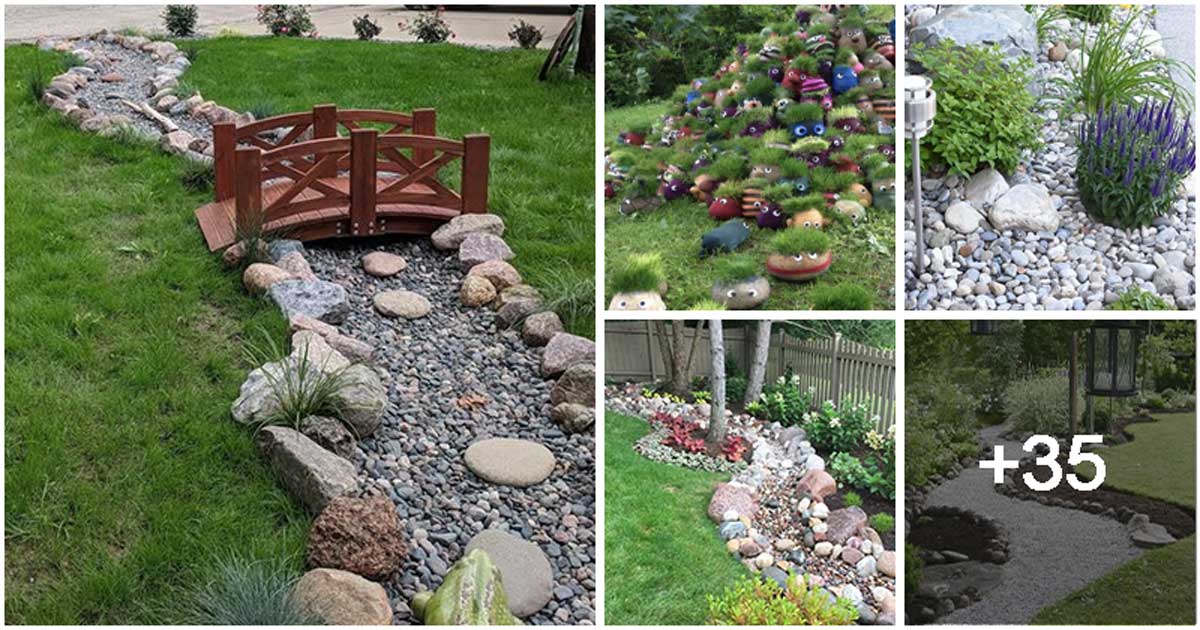 Top 40 River Rock Landscaping Ideas for Your Next Outdoor Projects