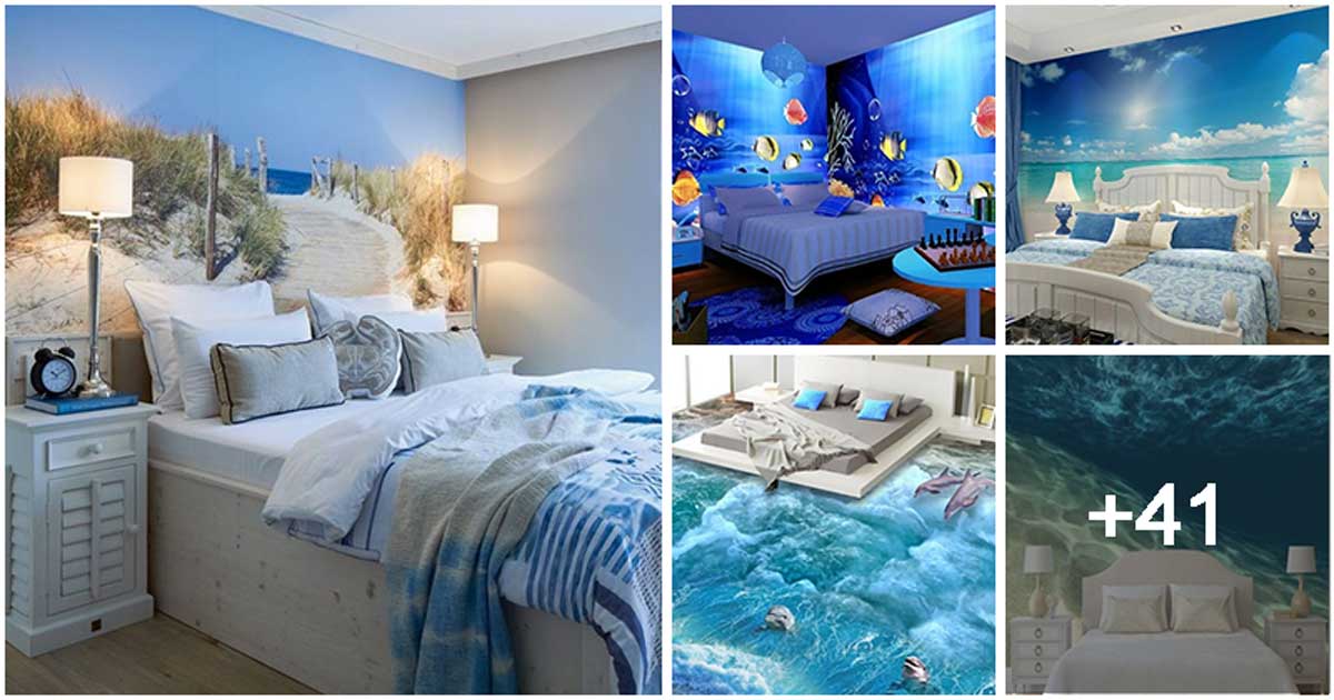 46 Beautiful Ways to Turn Your Bedroom Into a Sea Paradise