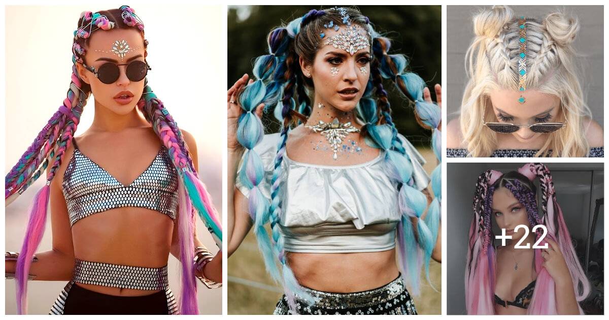 25 Trendy And Colorful Festival Braids To Rock This Summer