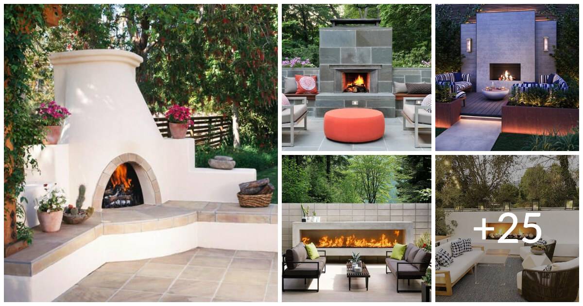 30 Indigenous Outdoor Fireplace Ideas