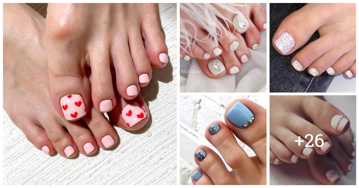 30 Easy But Gorgeous Toe Nail Designs That No Girl Should Miss