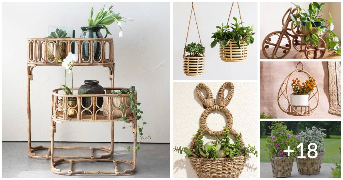 24 Ideal Rattan Planter Pot And Stand Ideas