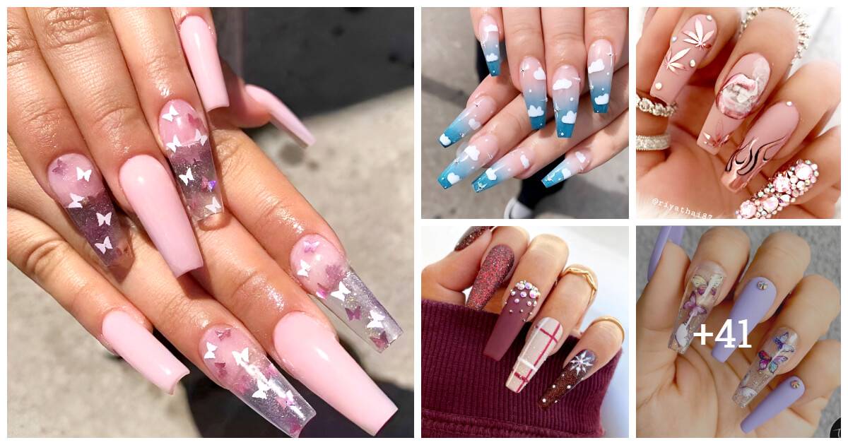 45 Trendy Coffin Nail Ideas To Easily Impress Everyone