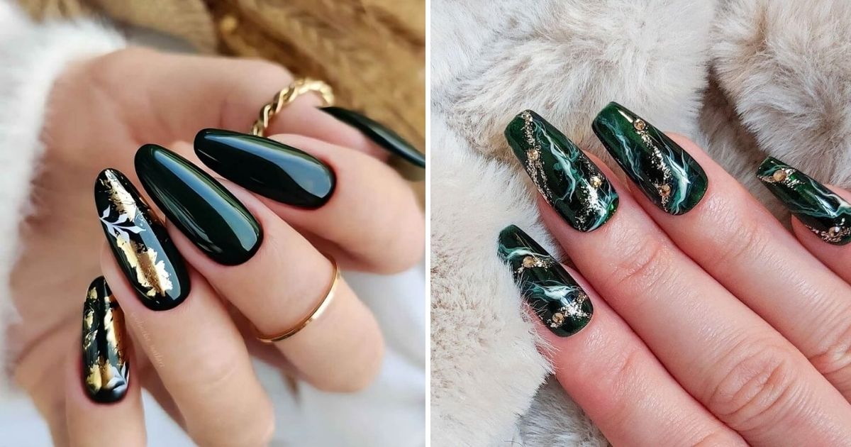 Charm Everybody With These 30 Breathtaking Fancy Emerald Green Nails