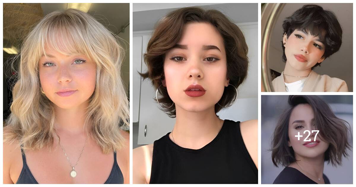 30 Trendy Looks Of Short Hairstyles For Round Faces