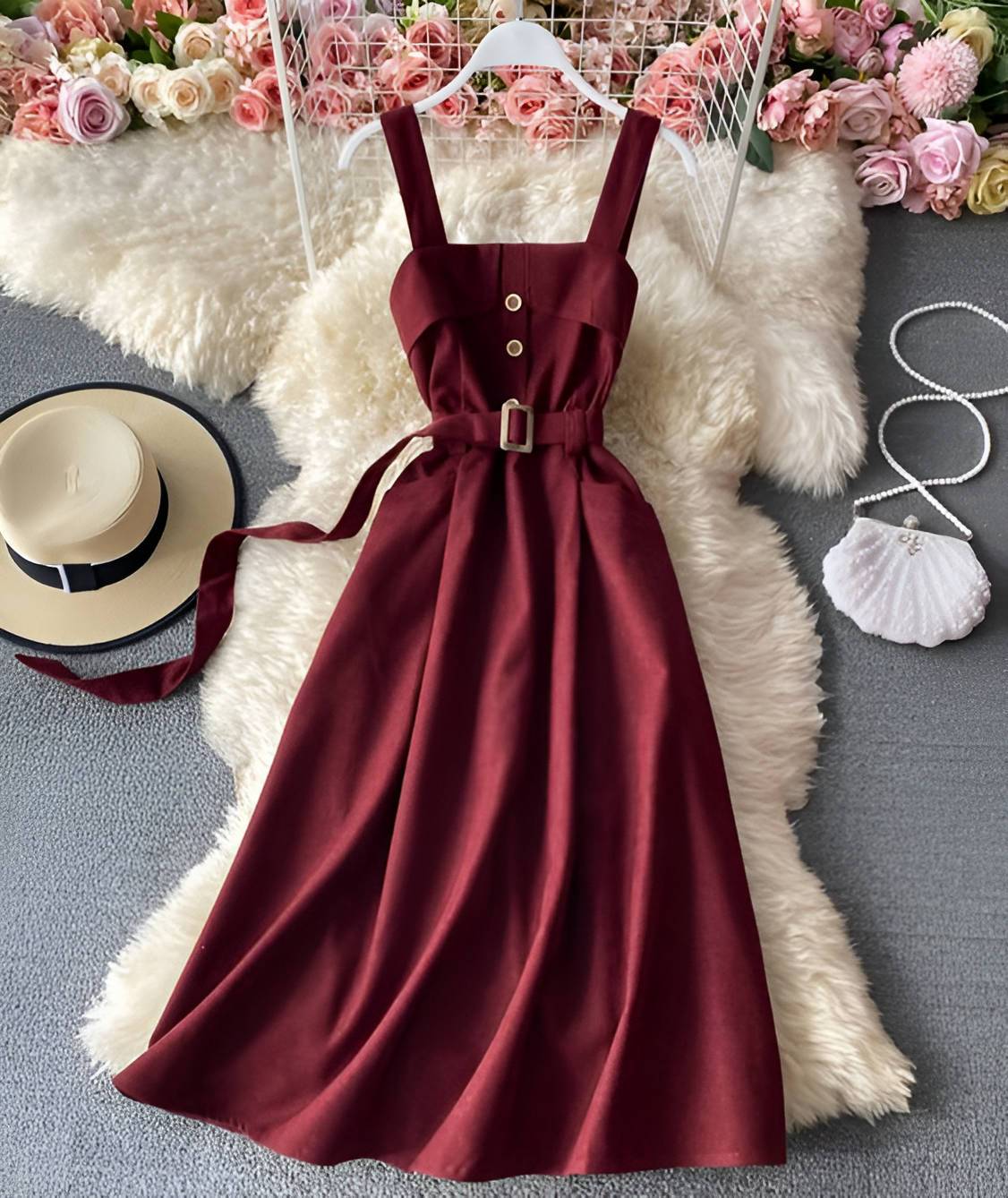 20 Stunning Outfit Ideas To Rock Your Red Dress - 171