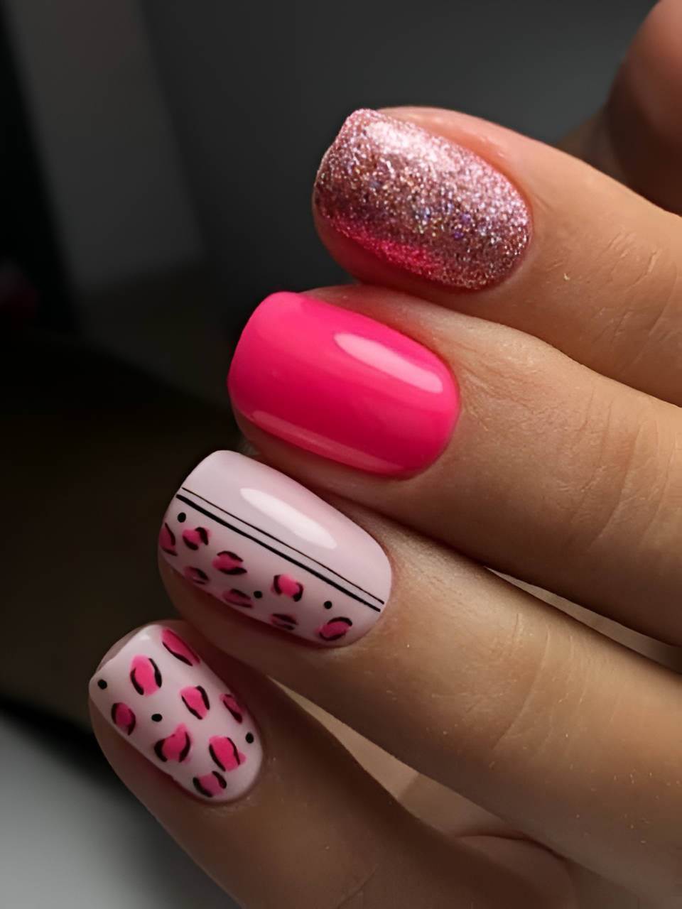 22 Barbiecore Hot Pink Nail Designs For Hot Girls - 165
