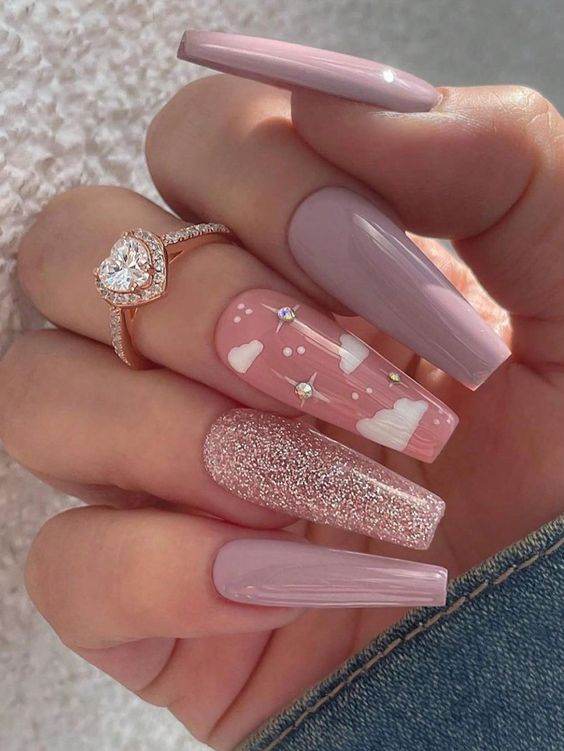 25 diseños de uñas irresistibles en rosa pastel que son tan fáciles de copiar - 175