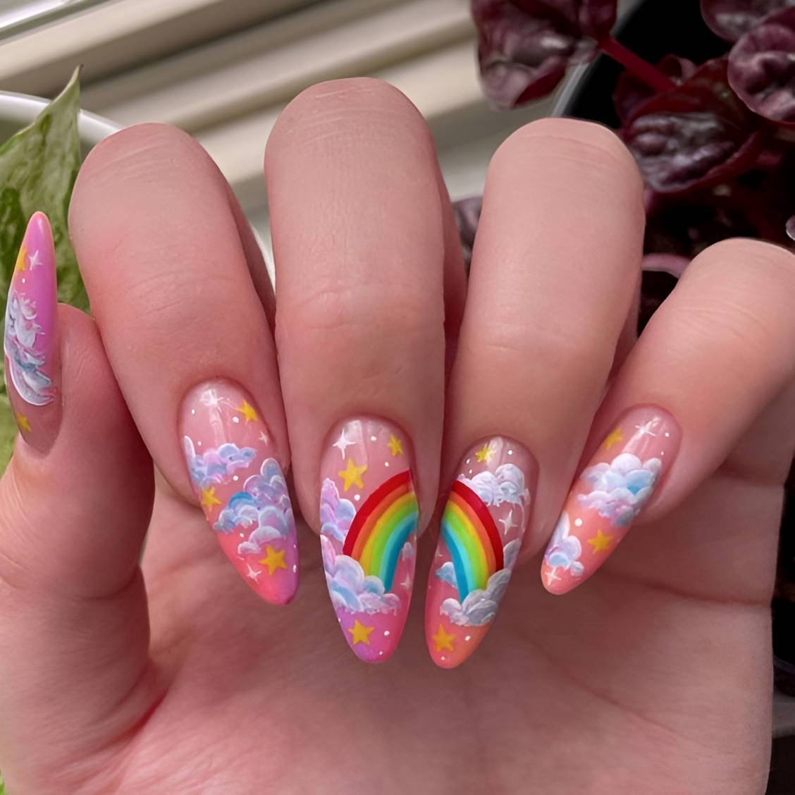 27 Enchanting Rainbow Nail Art Designs To Bring You Joy