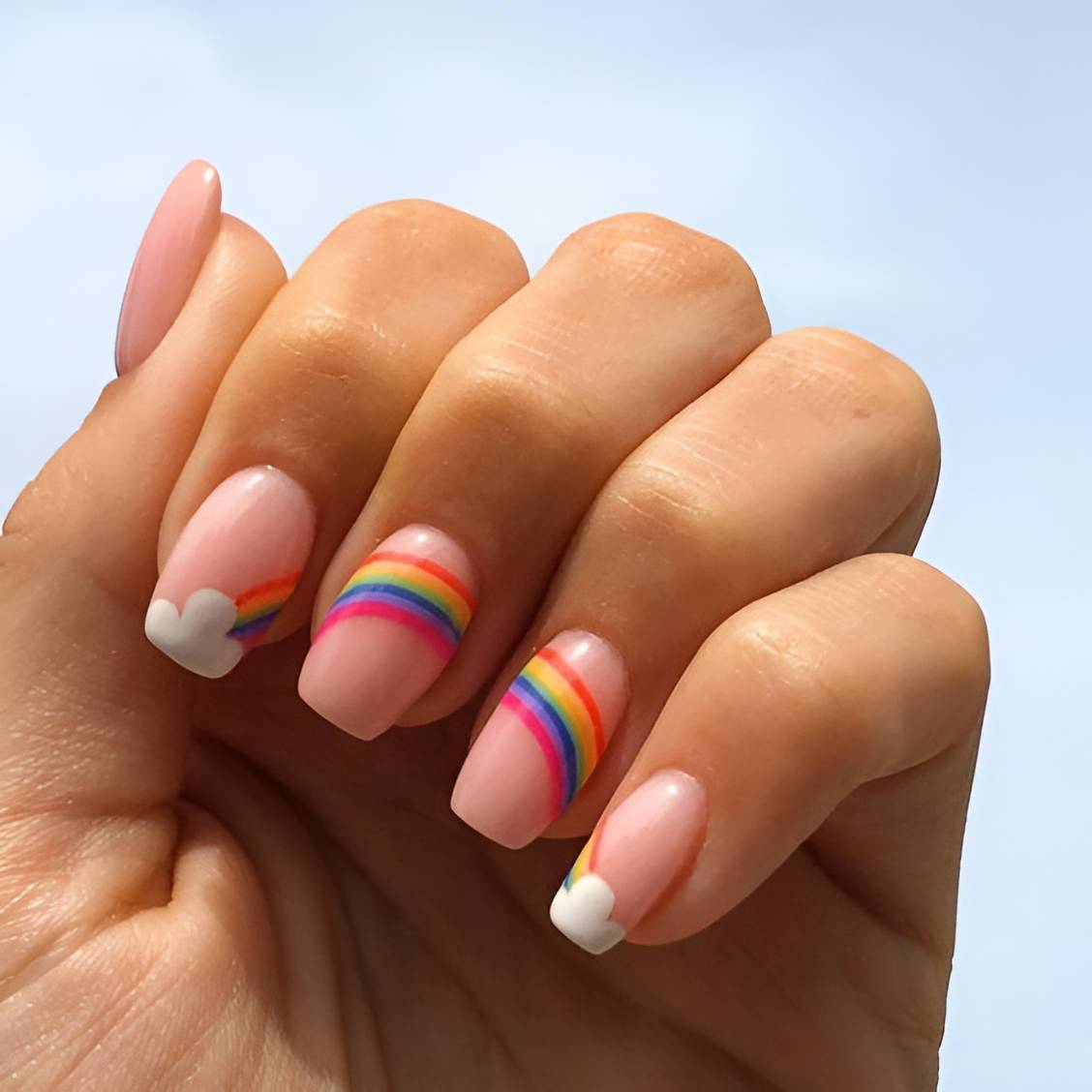 27 Enchanting Rainbow Nail Art Designs To Bring You Joy - 179