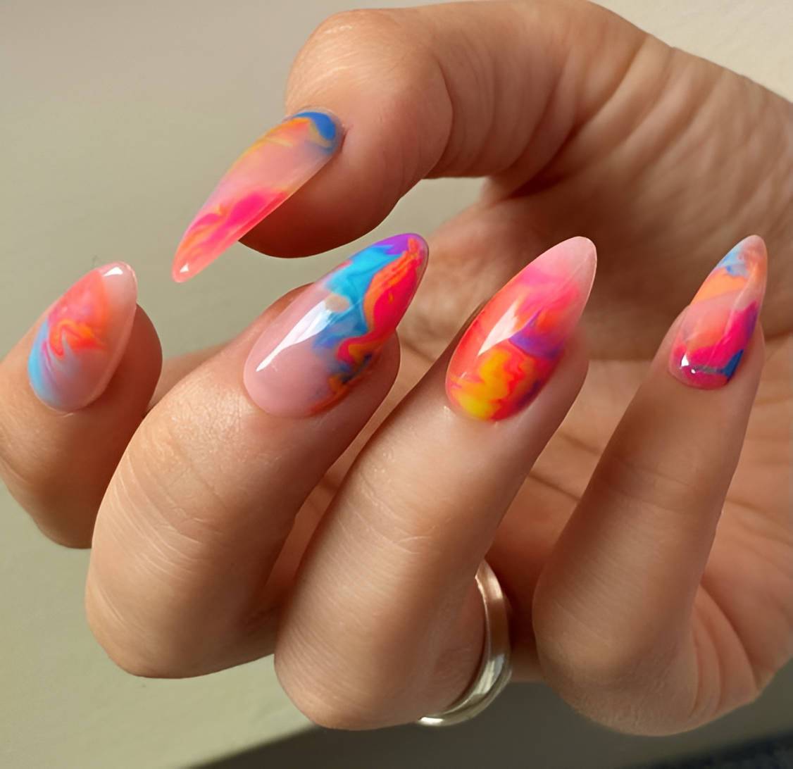 27 Enchanting Rainbow Nail Art Designs To Bring You Joy - 181