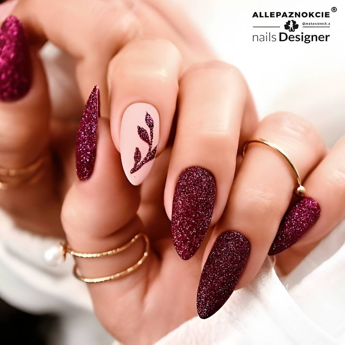 27 Hottest Maroon Red Nail Ideas To Try Right Now - 209