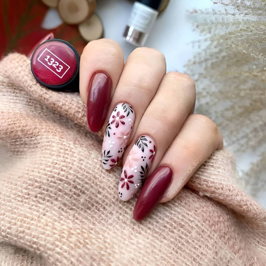 27 Hottest Maroon Red Nail Ideas To Try Right Now - 181