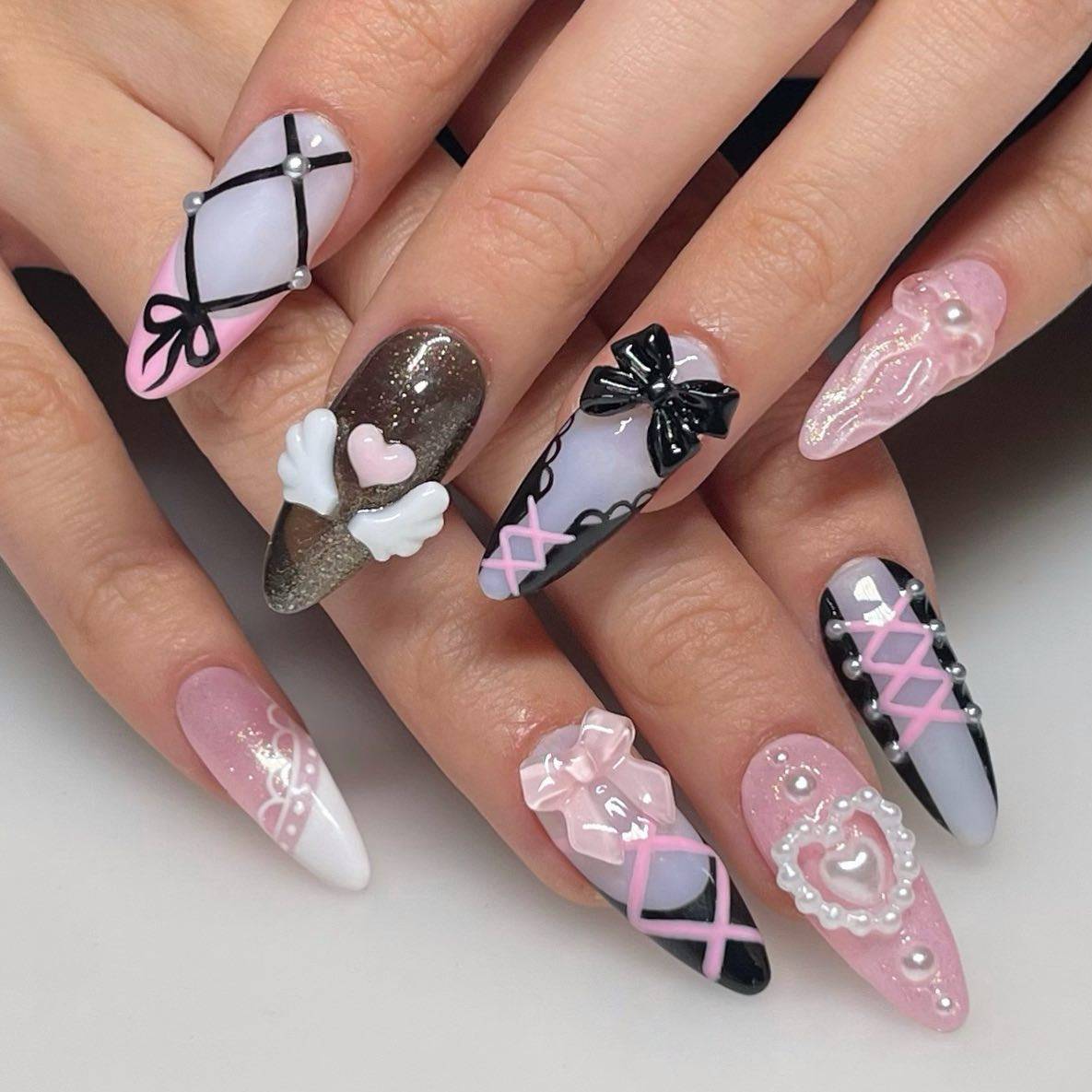 27 Stunning Coquette Nails To Make You A Runway Model - 175