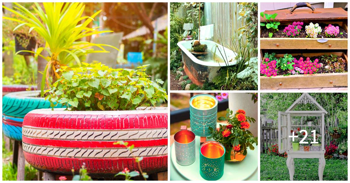26 MustSee Recycling Ideas To Beautify Your Outdoor Oasis