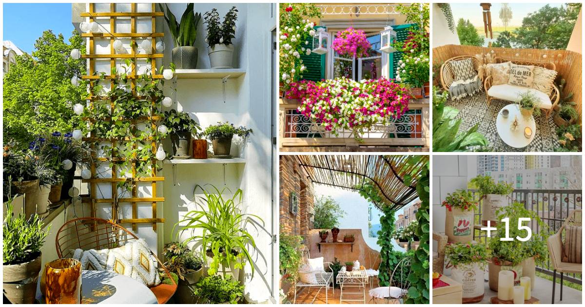 20 Ideas For A Beautiful Balcony Garden