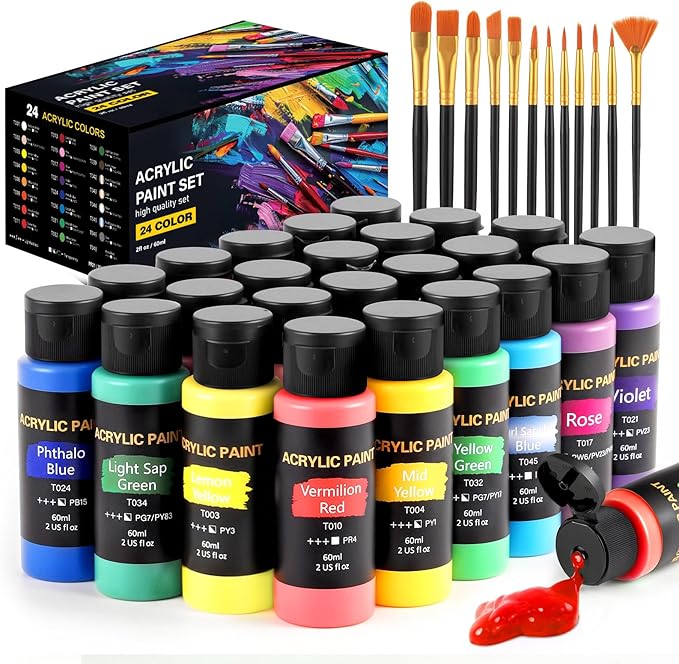 Shop Acrylic paint set