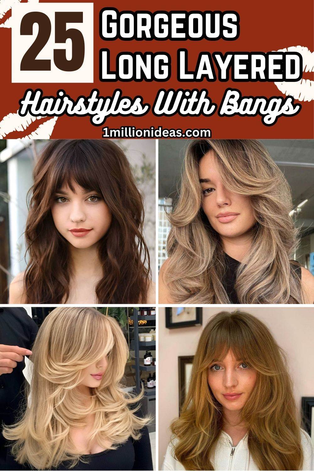 25 Gorgeous Long-Layered Hairstyles With Bangs