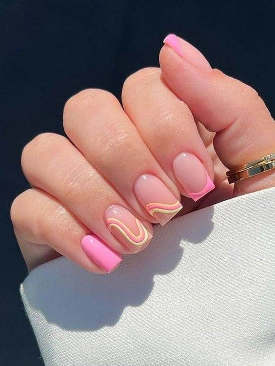 27 Captivating Pink French Tips Nails Every Girl Should Try - 193