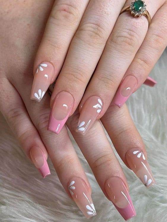 27 Captivating Pink French Tips Nails Every Girl Should Try - 179