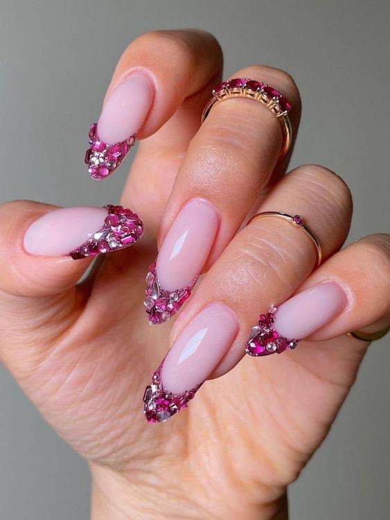 27 Captivating Pink French Tips Nails Every Girl Should Try - 181