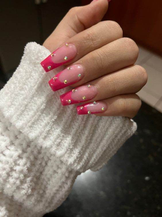 27 Captivating Pink French Tips Nails Every Girl Should Try - 189