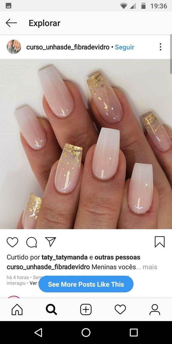 27 Fabulous Nude Ombre Nail Ideas To Glam Up Your Outfits - 219