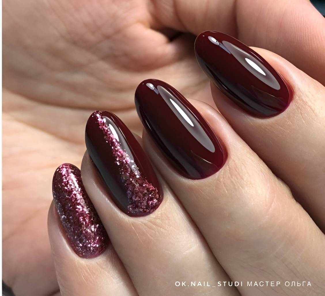 30 Elegant Burgundy Nails To Enhance Your Feminity - 231