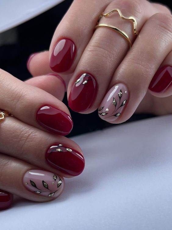30 Elegant Burgundy Nails To Enhance Your Feminity - 243