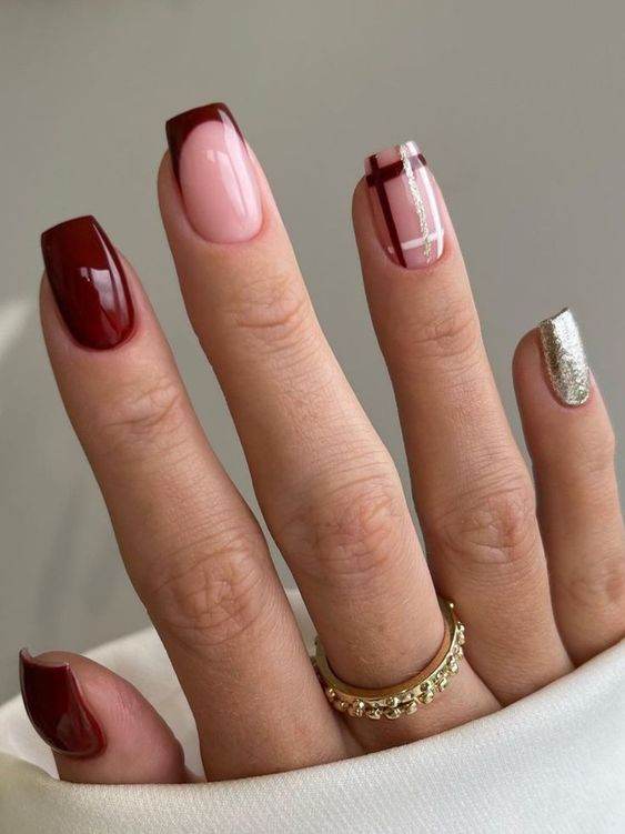 30 Elegant Burgundy Nails To Enhance Your Feminity - 251