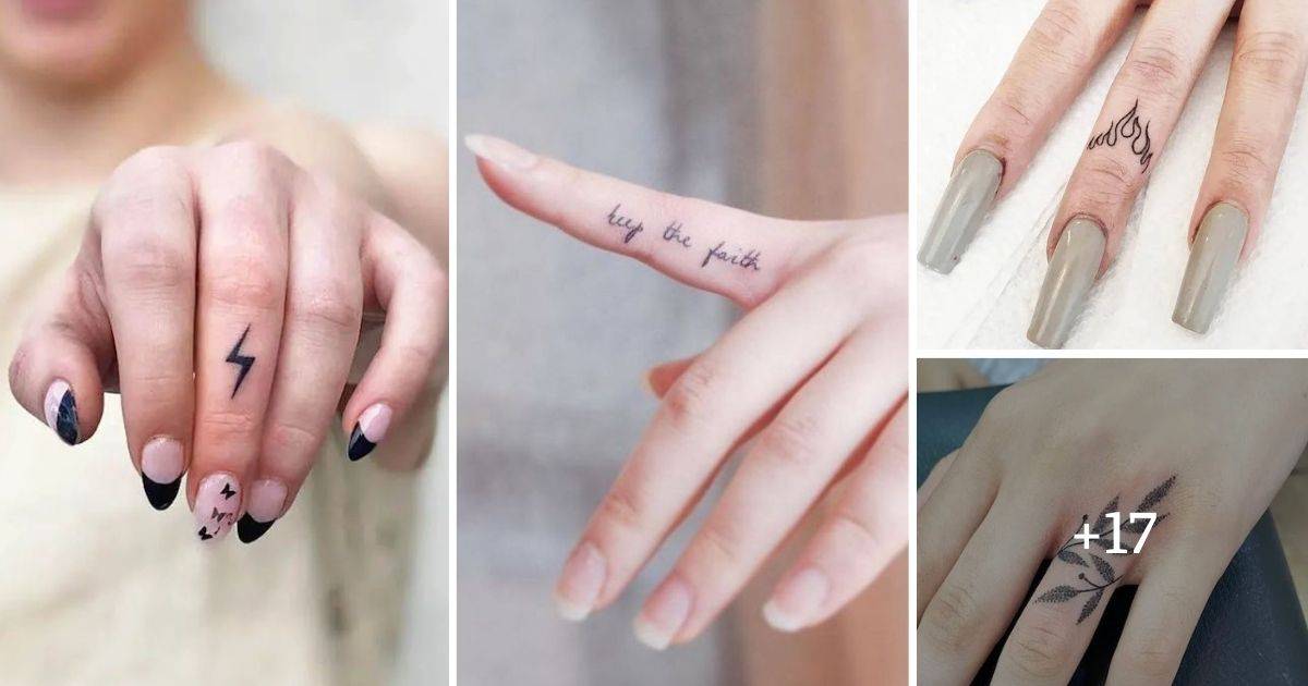 27 Mini Finger Tattoos To Enhance Your Feminity